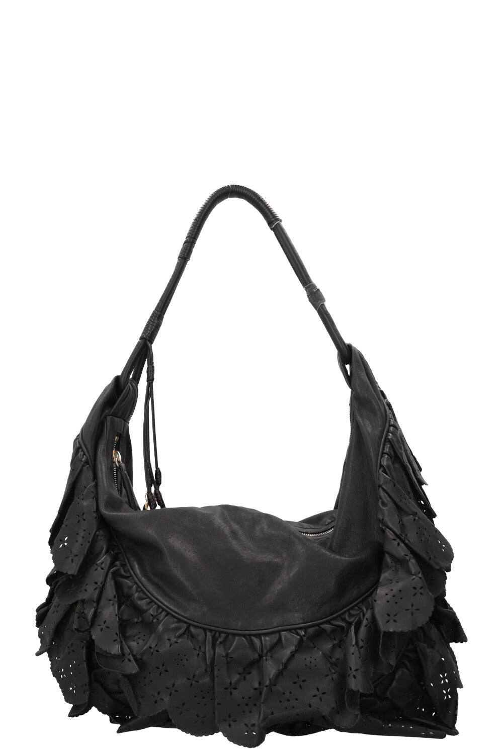 CHRISTIAN DIOR Sac porté épaule Gypsy Ruffle Noir