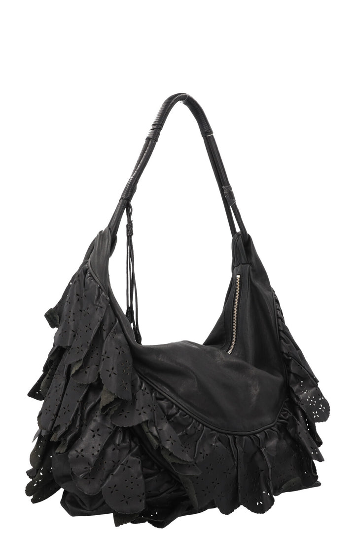 CHRISTIAN DIOR Sac porté épaule Gypsy Ruffle Noir