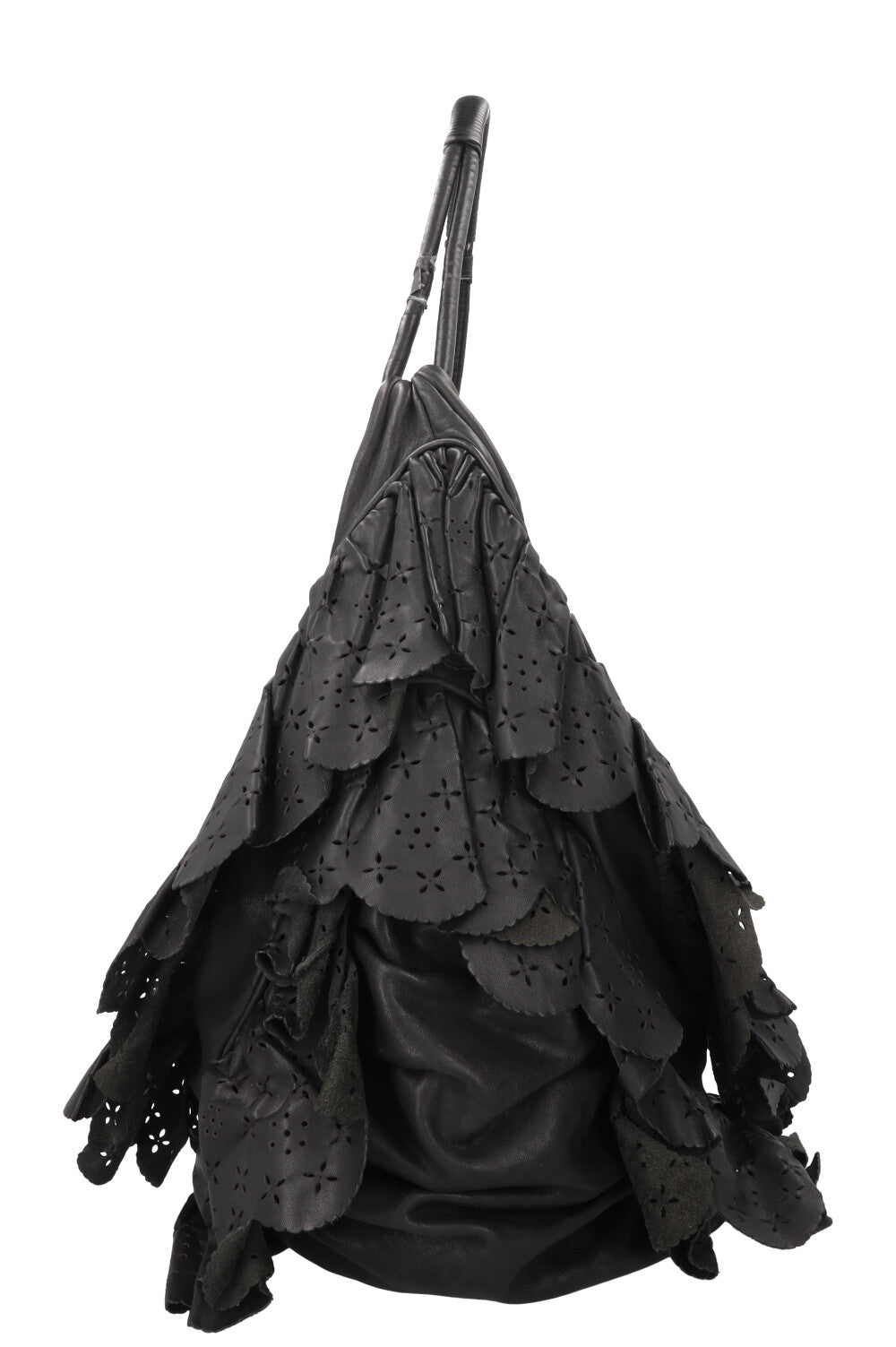 CHRISTIAN DIOR Sac porté épaule Gypsy Ruffle Noir