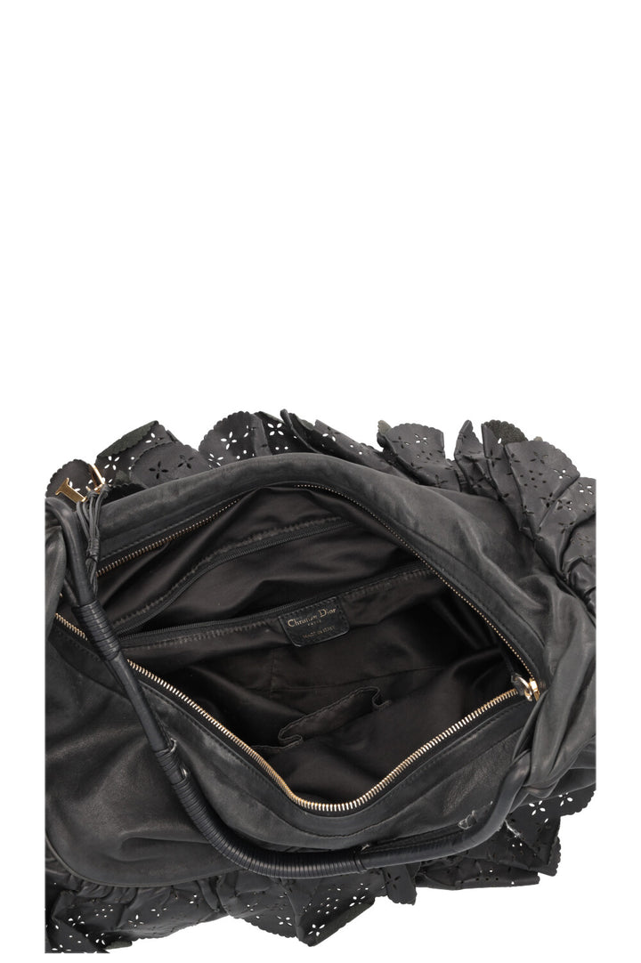 CHRISTIAN DIOR Sac porté épaule Gypsy Ruffle Noir