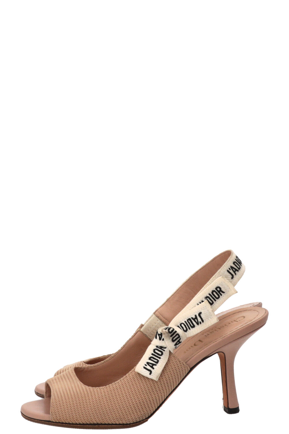 CHRISTIAN DIOR J'Adior Peep-Toe Pumps Beige