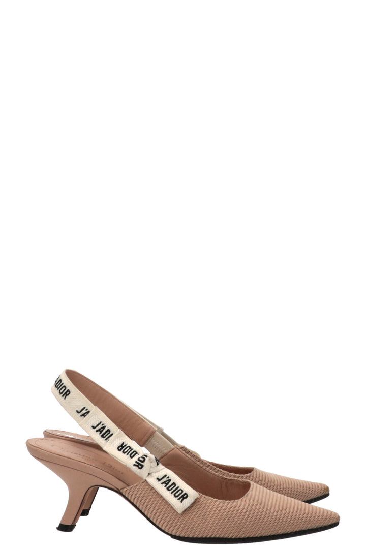 CHRISTIAN DIOR J'Adior Slingback Pumps Beige