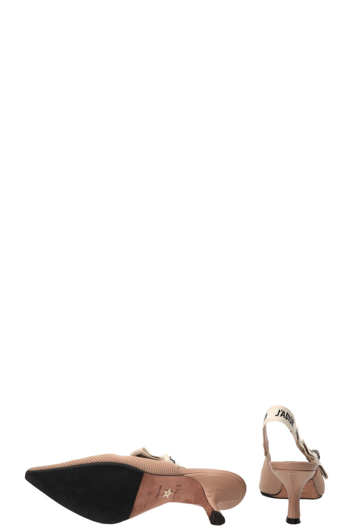 CHRISTIAN DIOR J'Adior Slingback Pumps Beige