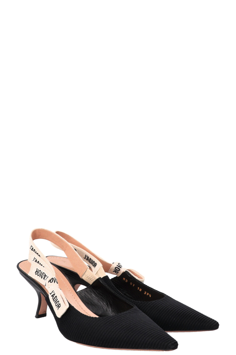 CHRISTIAN DIOR Escarpins à bride arrière J'Adior Noirs