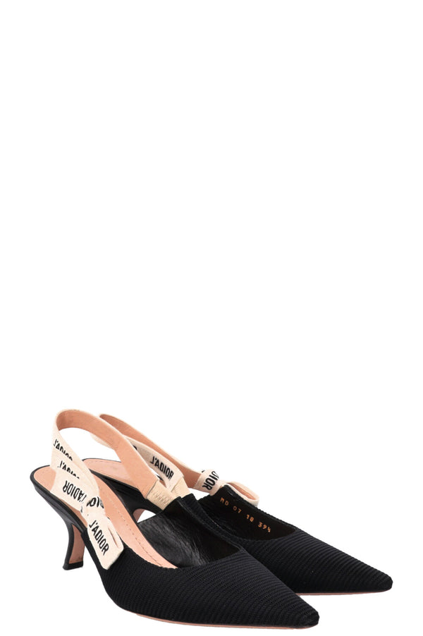 CHRISTIAN DIOR Escarpins à bride arrière J'Adior Noirs