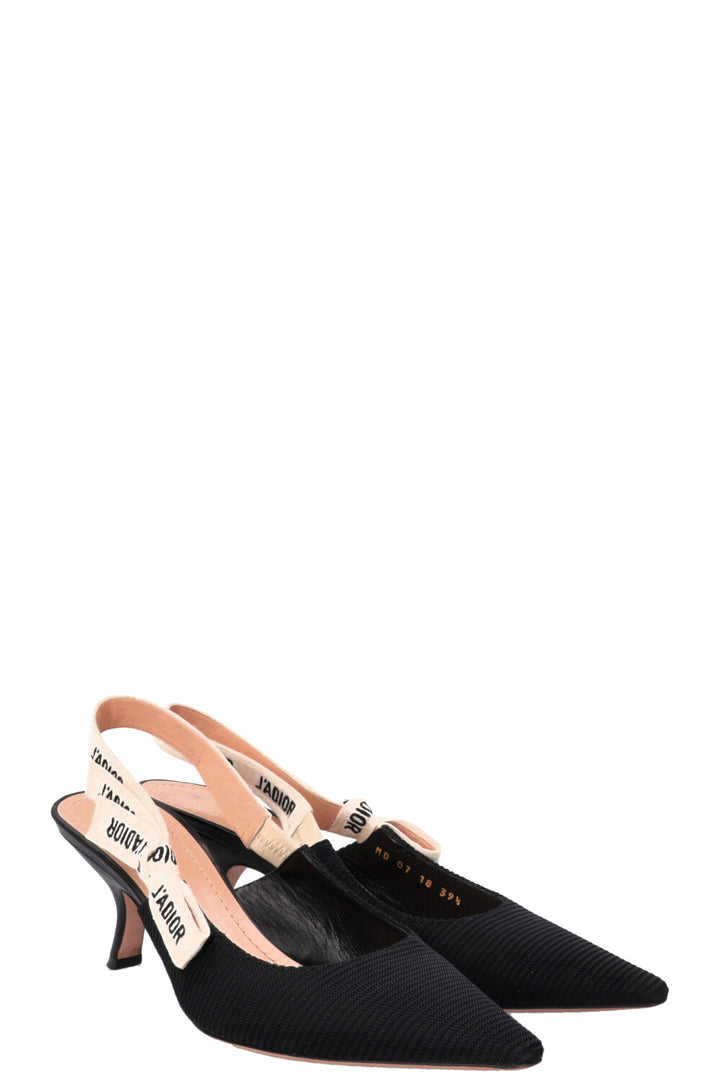 CHRISTIAN DIOR Escarpins à bride arrière J'Adior Noirs