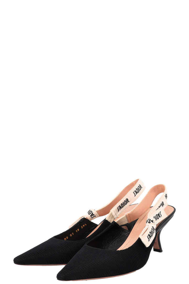 CHRISTIAN DIOR Escarpins à bride arrière J'Adior Noirs