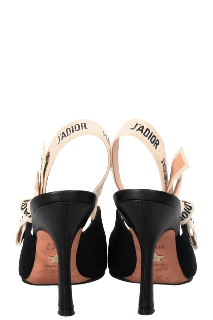 CHRISTIAN DIOR J'Adore Slingback Pumps Black