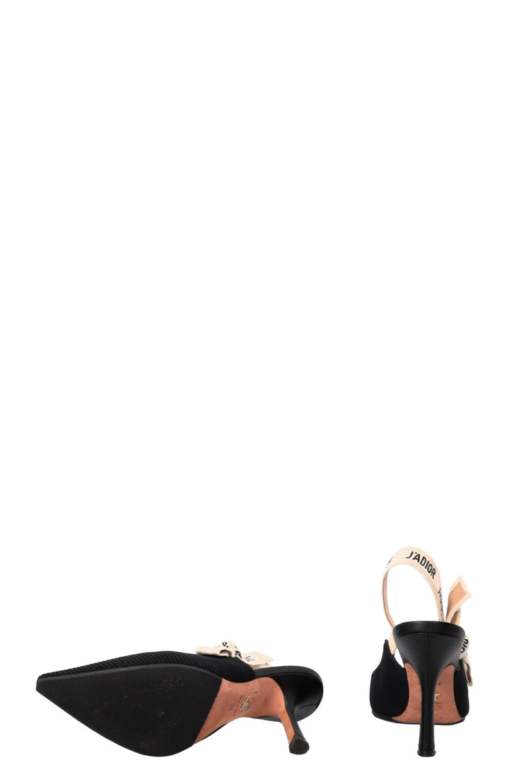CHRISTIAN DIOR J'Adore Slingback Pumps Black