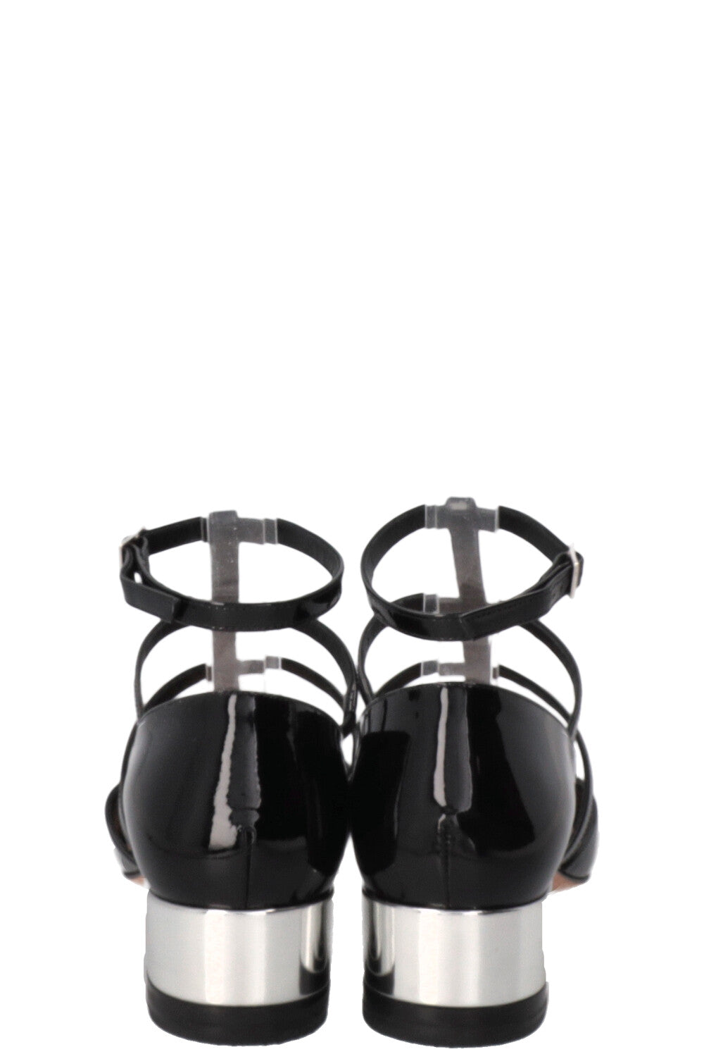 CHRISTIAN DIOR La Parisienne D Escarpins Cuir verni Noir