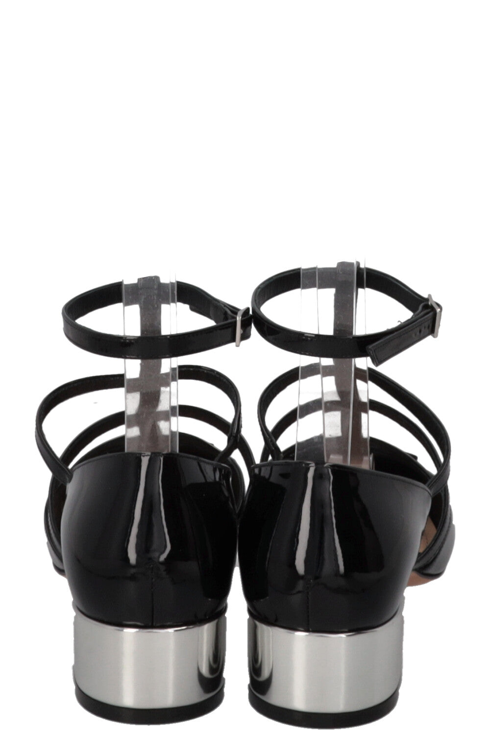 CHRISTIAN DIOR Escarpins La Parisienne en cuir verni noir