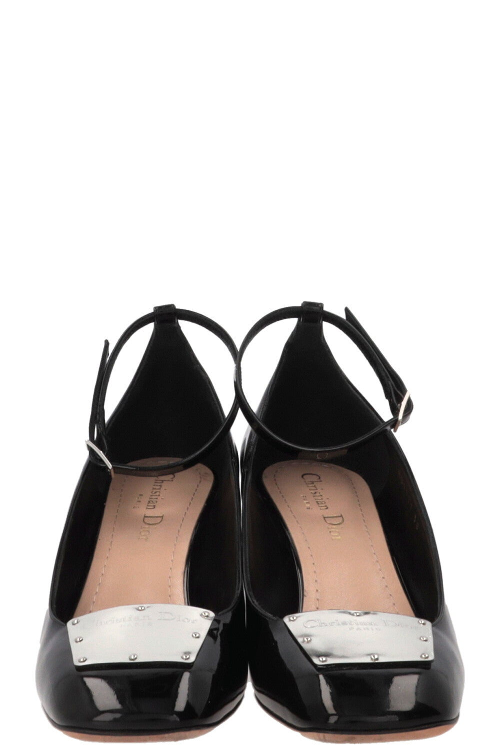 CHRISTIAN DIOR La Parisienne Pumps Patent Leather Black