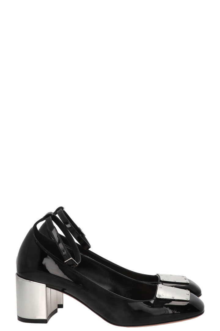 CHRISTIAN DIOR La Parisienne Pumps Patent Leather Black