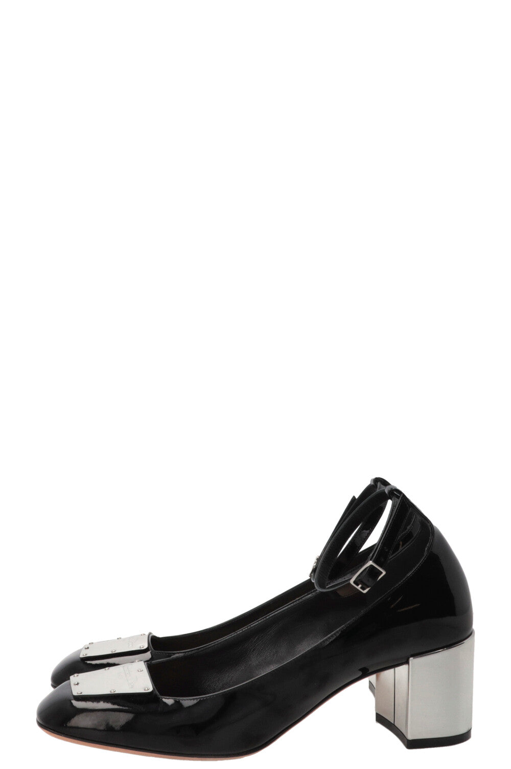 CHRISTIAN DIOR La Parisienne Pumps Patent Leather Black