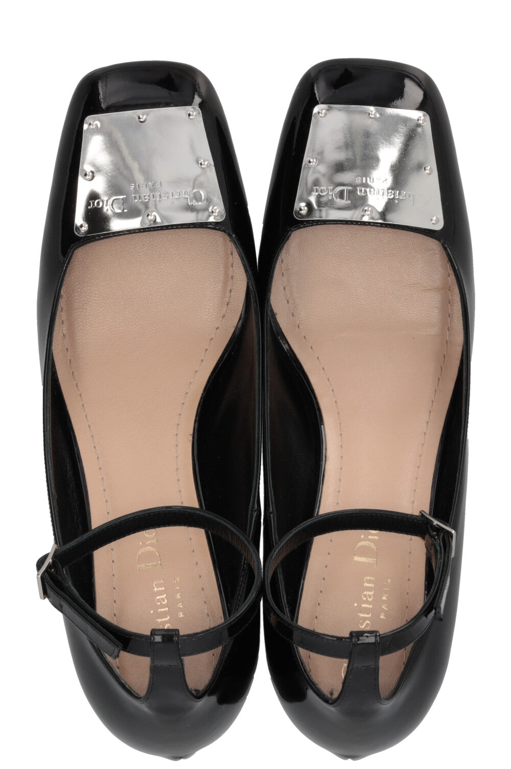 CHRISTIAN DIOR La Parisienne Pumps Patent Leather Black
