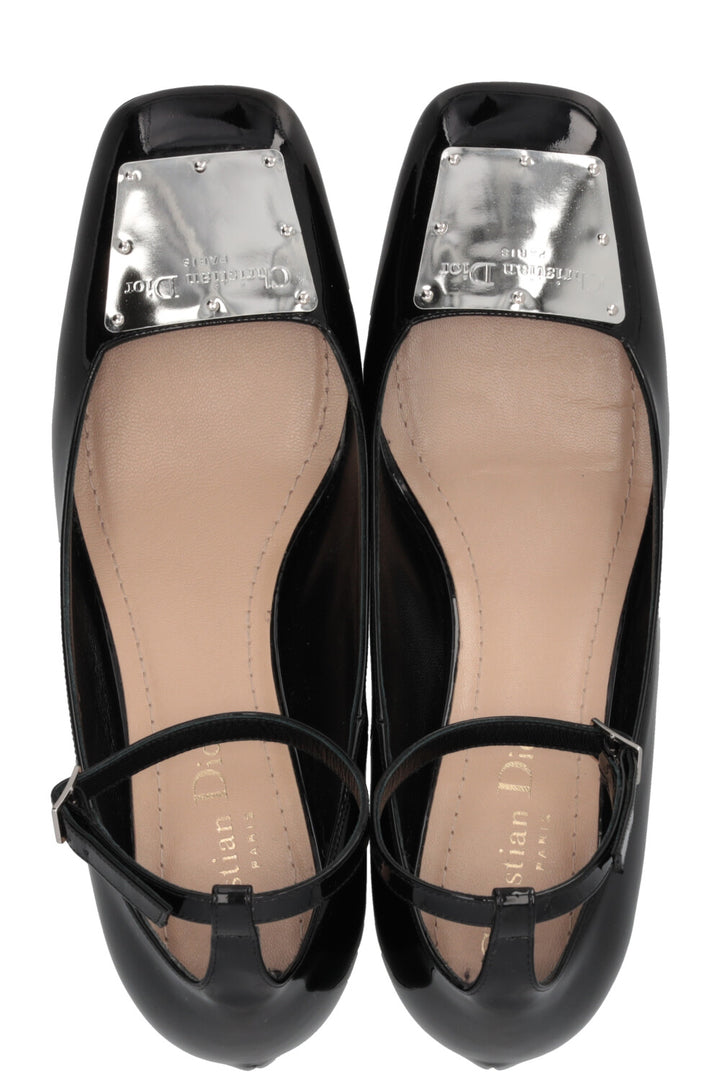 CHRISTIAN DIOR La Parisienne Pumps Patent Leather Black