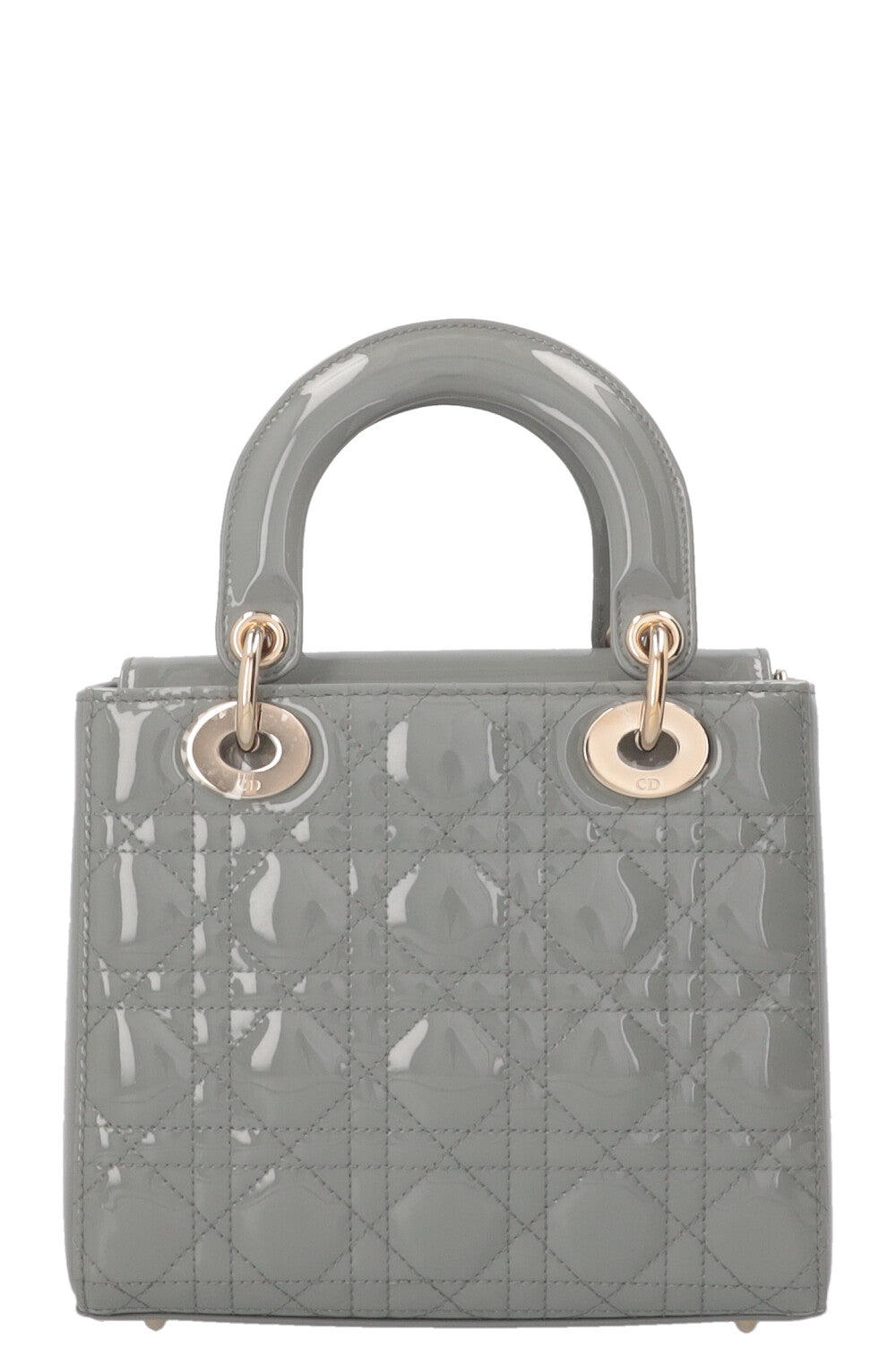 CHRISTIAN DIOR Lady Dior Small Patent Sage