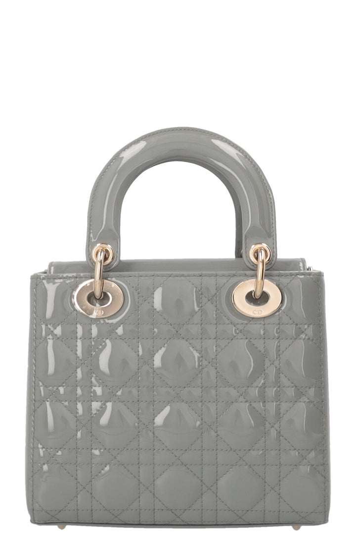 CHRISTIAN DIOR Lady Dior Small Patent Sage