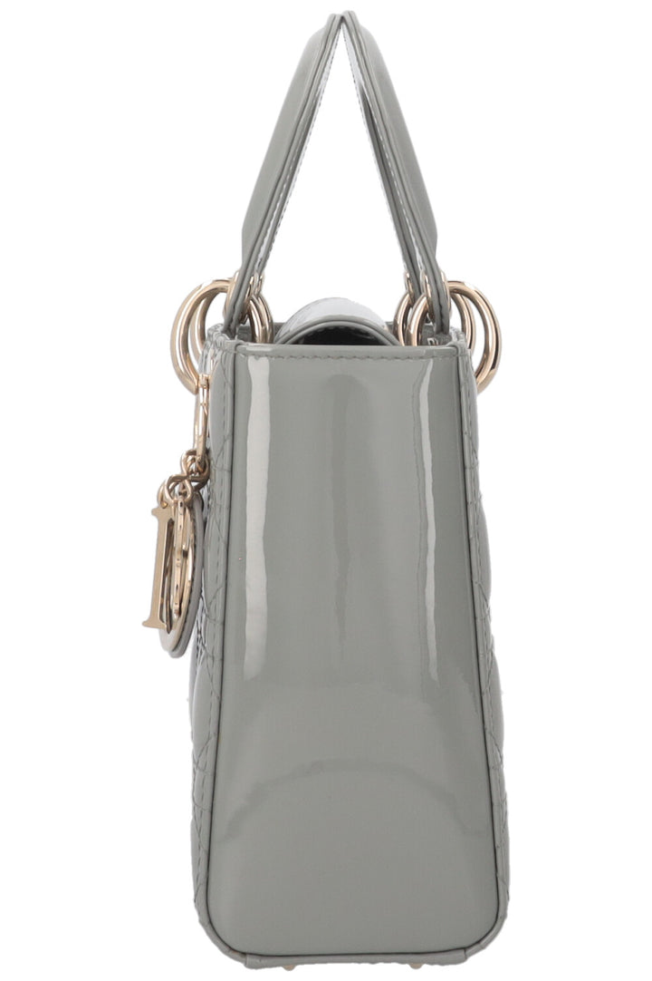 CHRISTIAN DIOR Lady Dior Small Patent Sage
