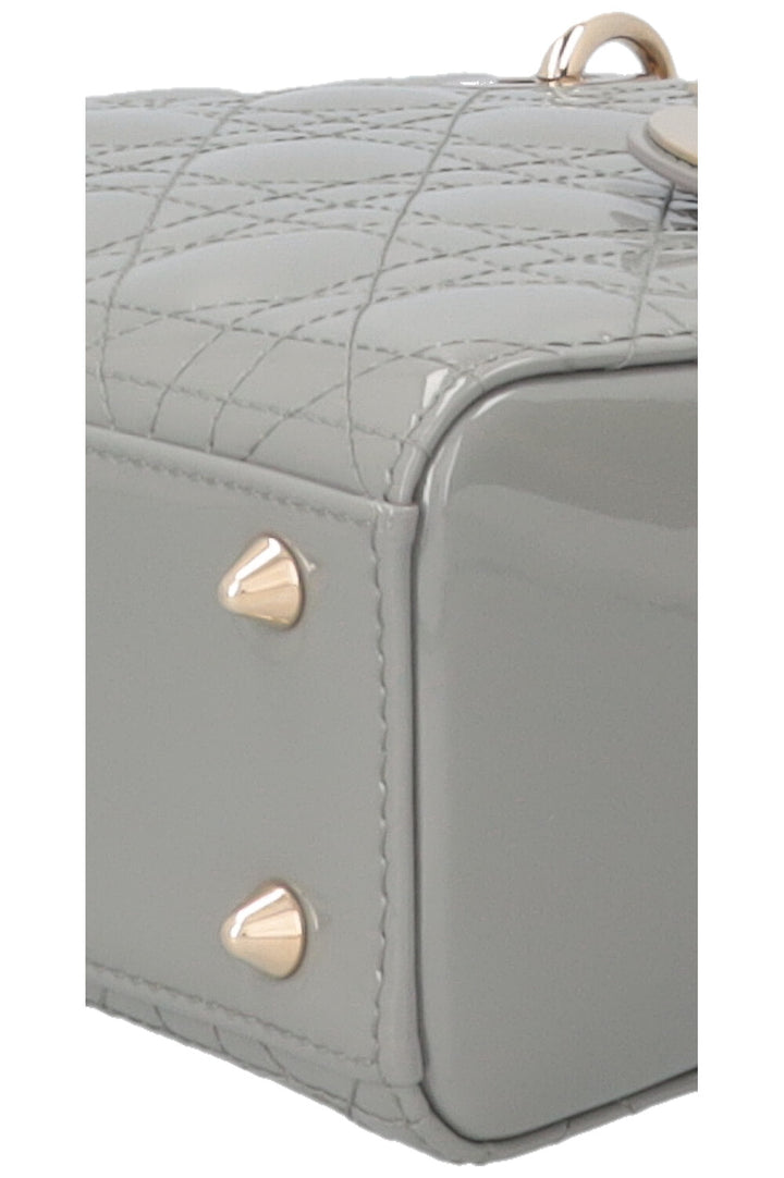 CHRISTIAN DIOR Lady Dior Small Patent Sage