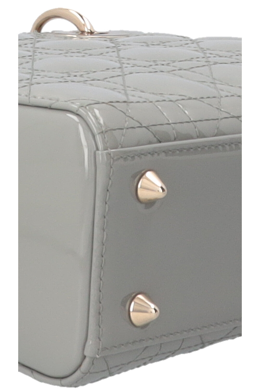 CHRISTIAN DIOR Lady Dior Small Patent Sage