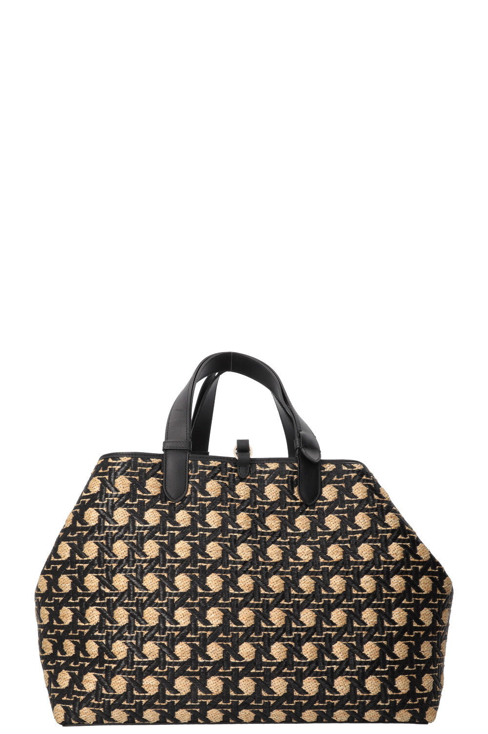 CHRISTIAN DIOR Large Toujours Bag Raffia Beige