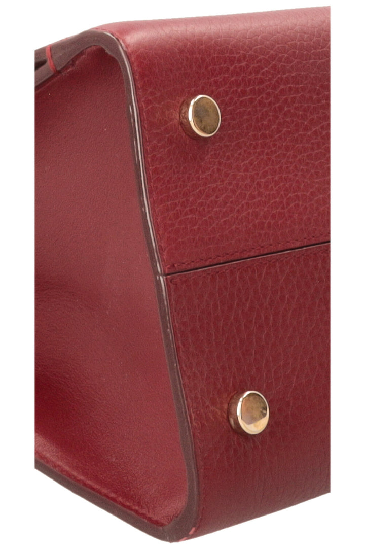 CHRISTIAN DIOR Medium Diorever Tote Bag Burgundy