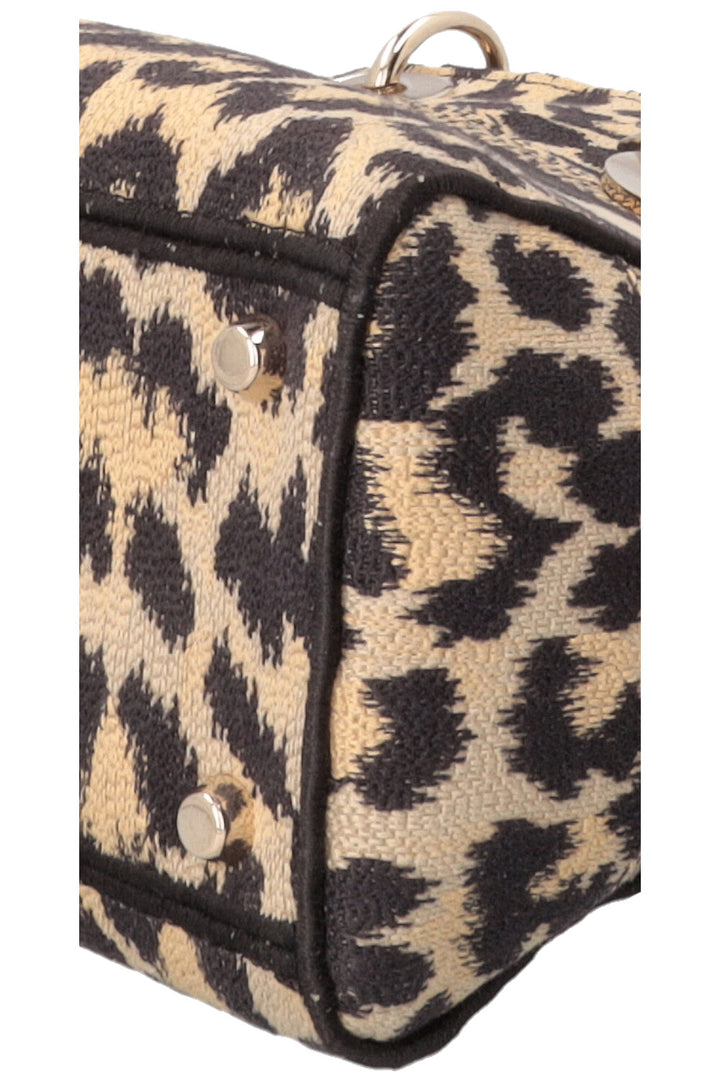 CHRISTIAN DIOR Medium Lady D-Lite Bag Mizzah Canvas Brown