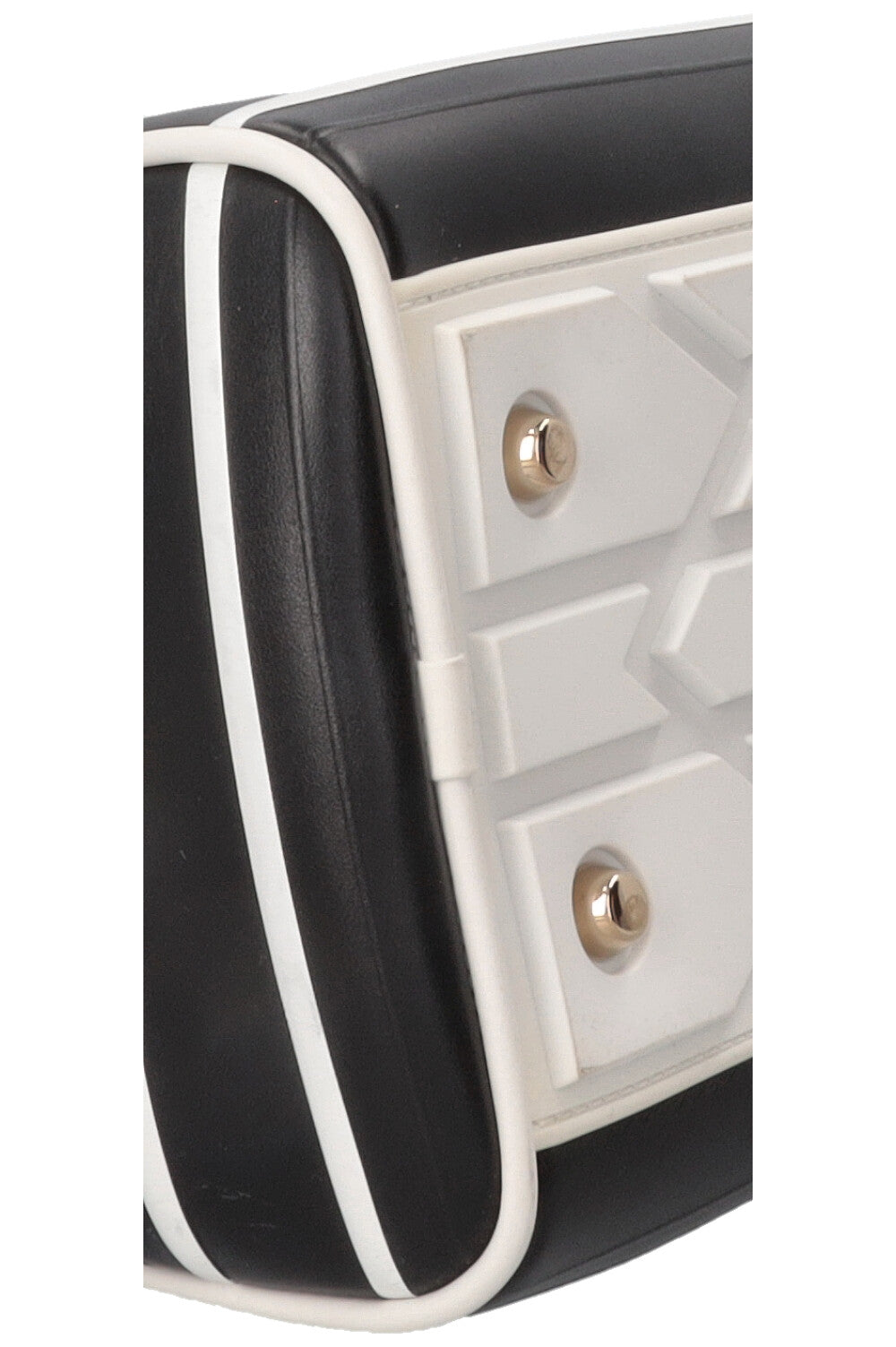 CHRISTIAN DIOR Medium Vibe Bowling Bag Calfskin Black