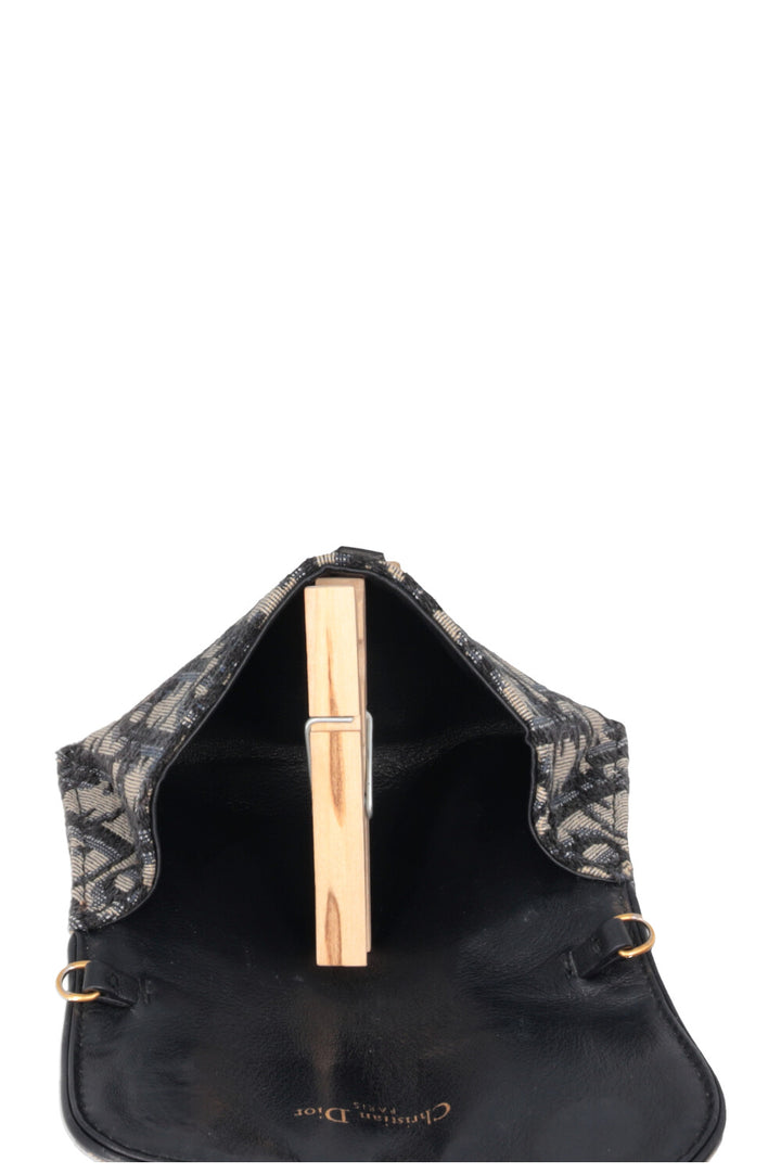 CHRISTIAN DIOR Nano Saddle Crossbody Belt Pouch Oblique