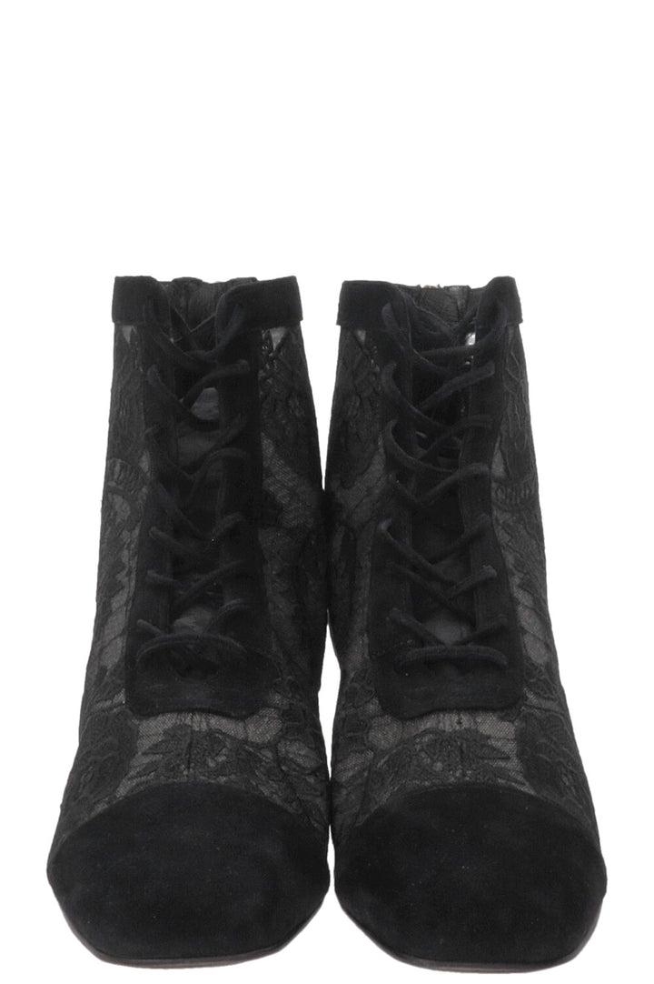 CHRISTIAN DIOR Bottines Naughtily-D Lace Black