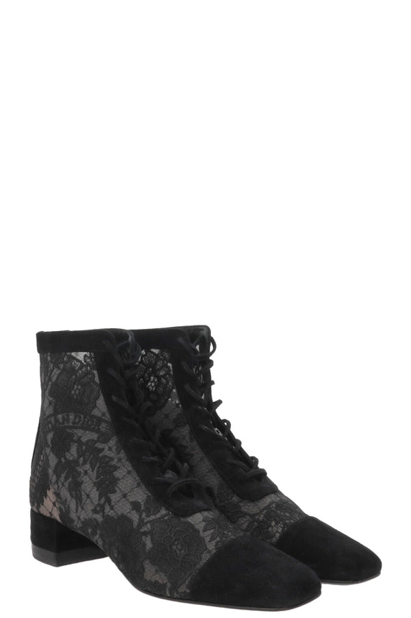 CHRISTIAN DIOR Naughtily-D Boots Lace Black