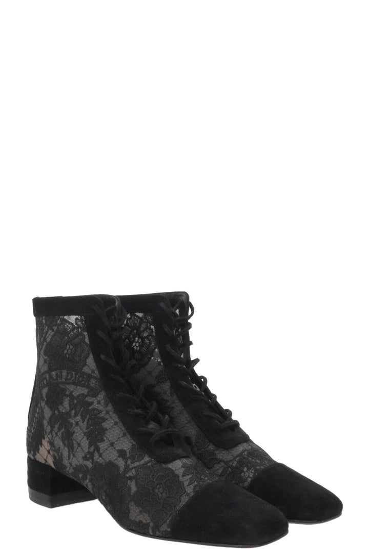 CHRISTIAN DIOR Bottines Naughtily-D Lace Black