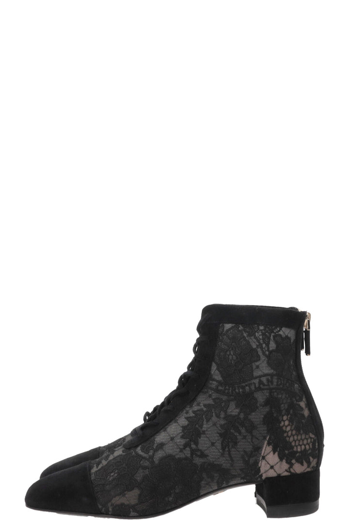 CHRISTIAN DIOR Bottines Naughtily-D Lace Black