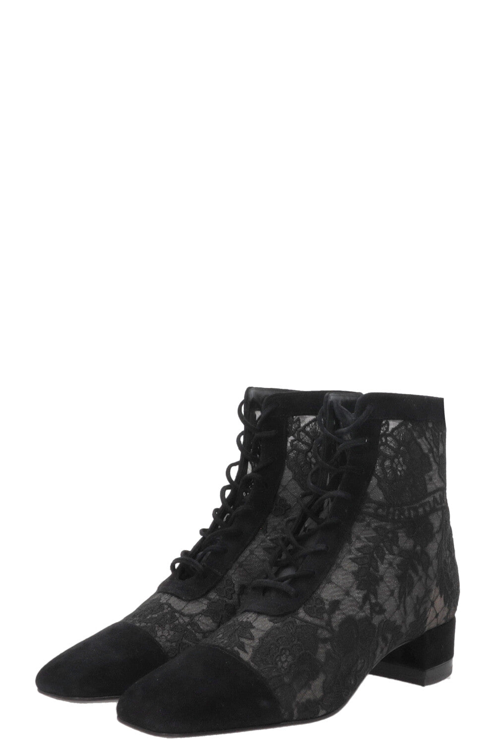 CHRISTIAN DIOR Bottines Naughtily-D Lace Black