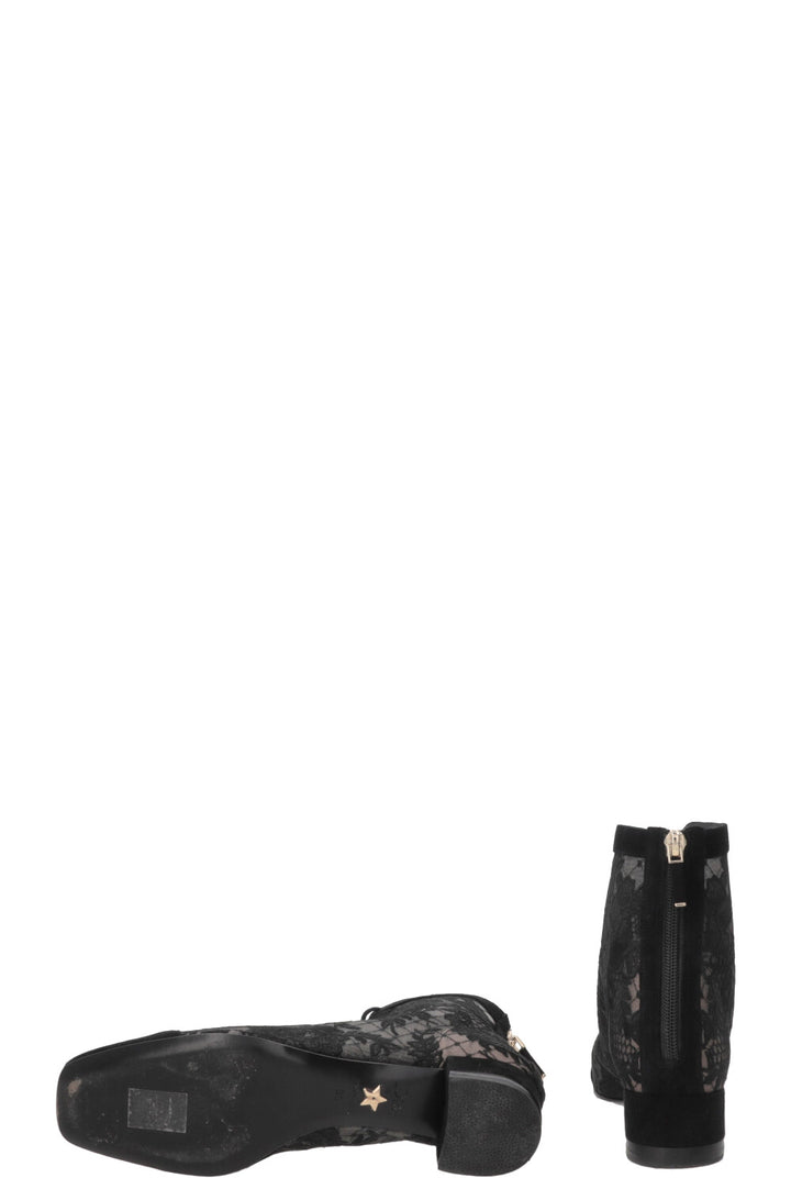 CHRISTIAN DIOR Bottines Naughtily-D Lace Black