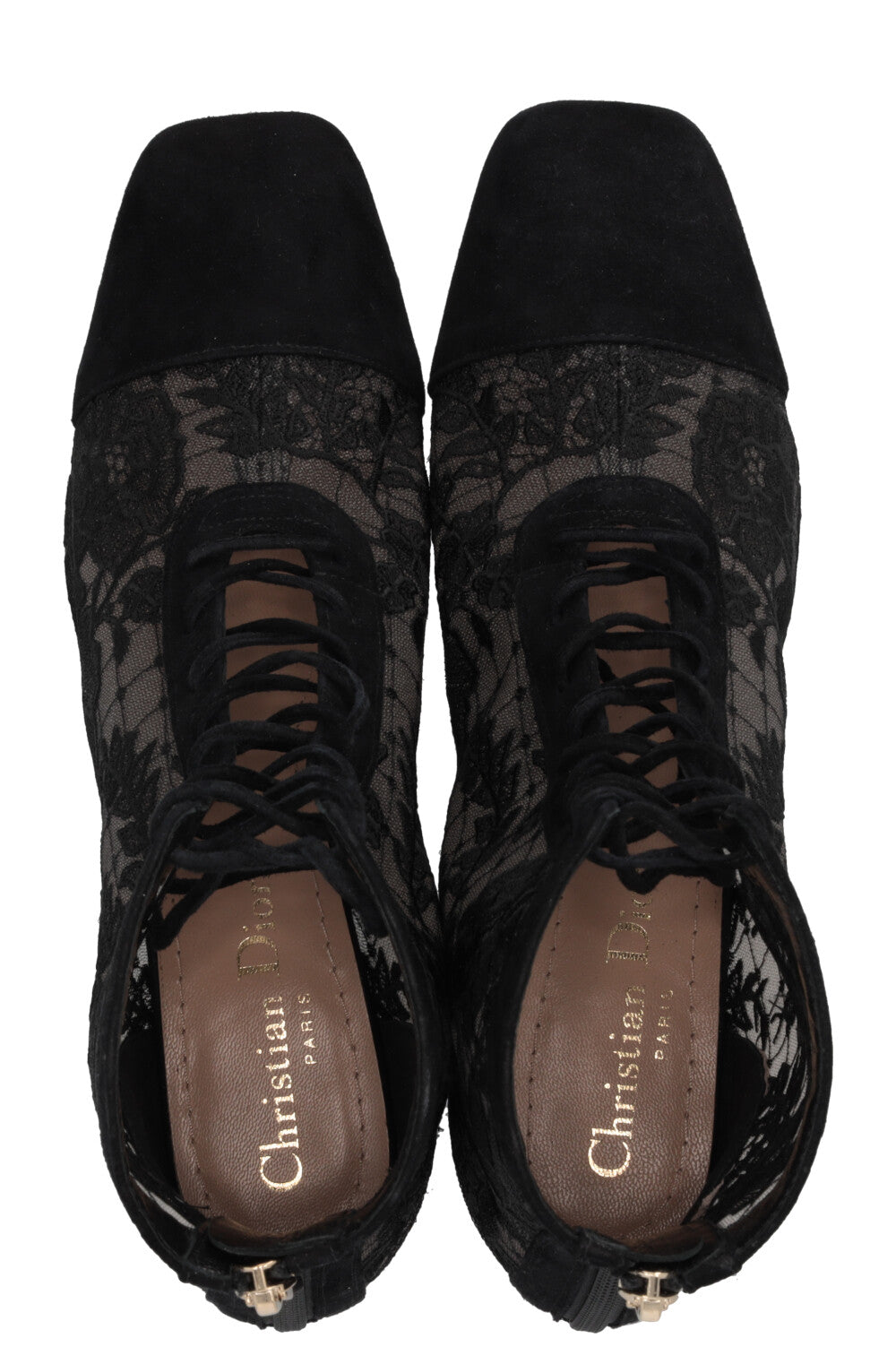 CHRISTIAN DIOR Bottines Naughtily-D Lace Black