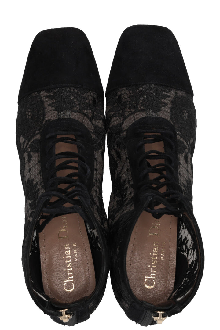 CHRISTIAN DIOR Bottines Naughtily-D Lace Black
