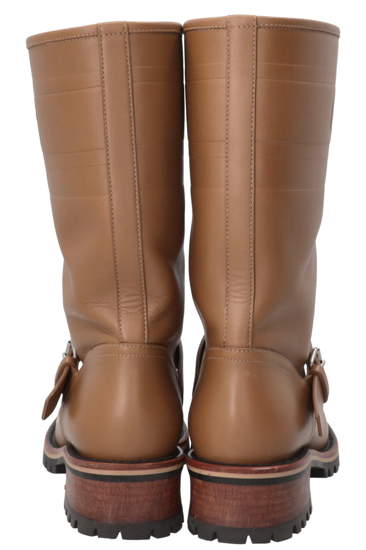 CHRISTIAN DIOR Bottines Quest en cuir camel