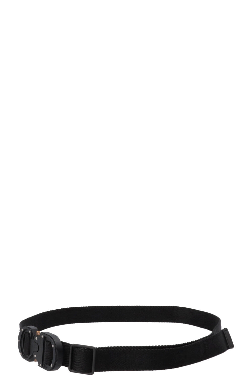CHRISTIAN DIOR Rollercoaster Buckle Belt Black