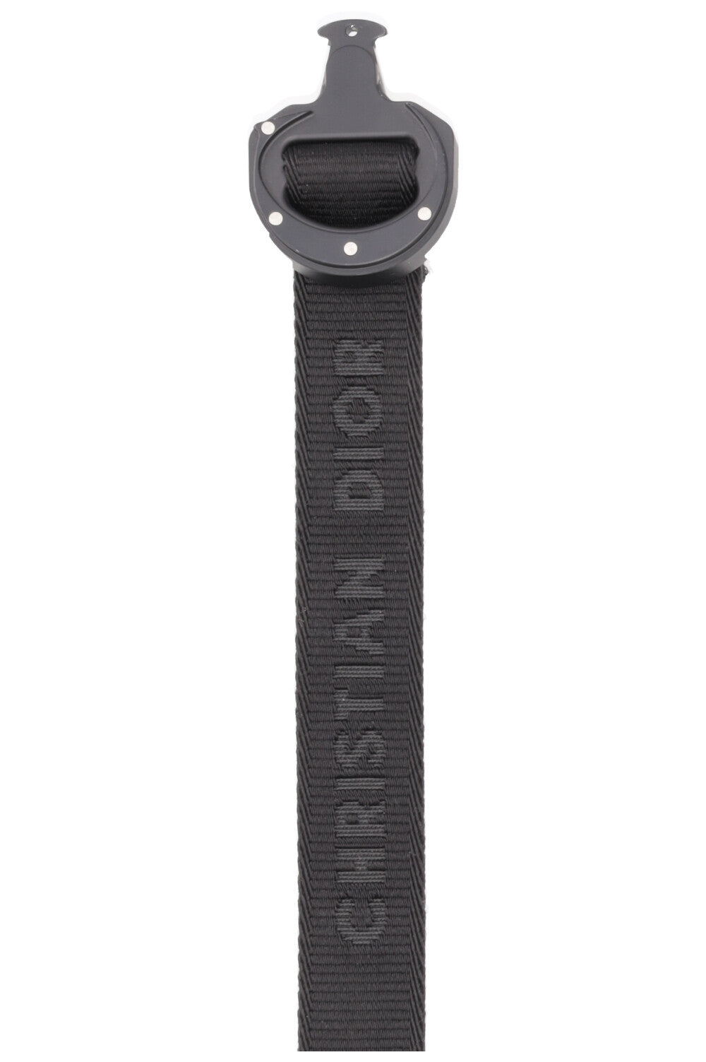 CHRISTIAN DIOR Rollercoaster Buckle Belt Black