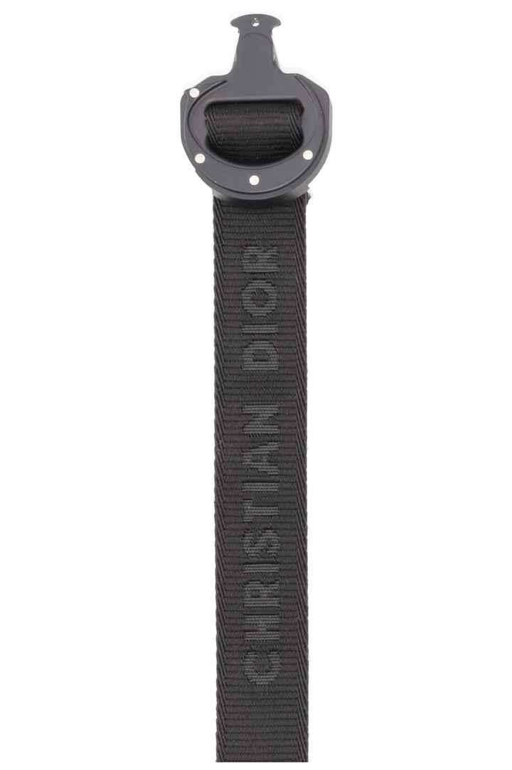 CHRISTIAN DIOR Rollercoaster Buckle Belt Black