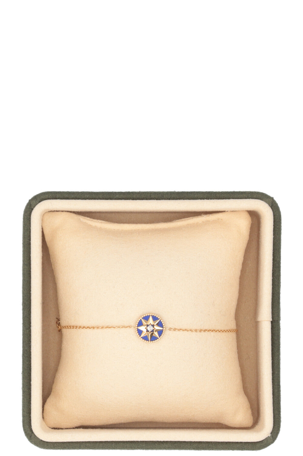 CHRISTIAN DIOR Bracelet Rose des Vents bleu