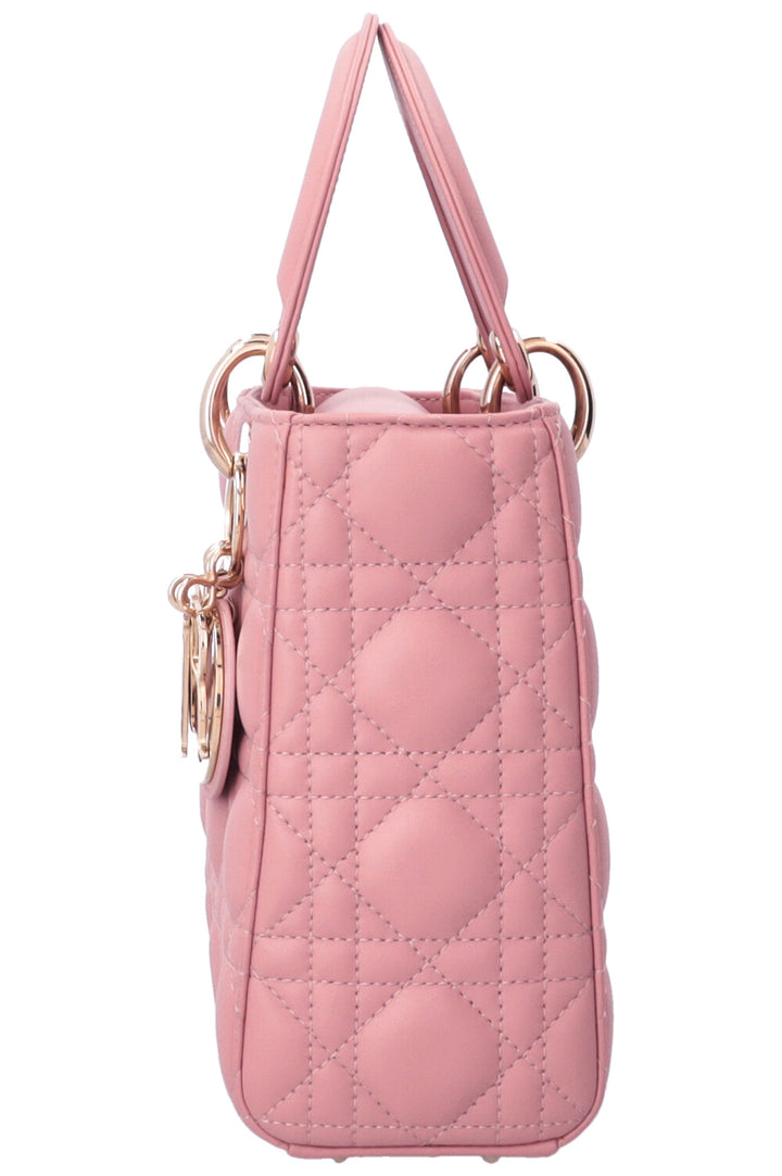 CHRISTIAN DIOR Small Lady Dior ABCDior Bag Pink