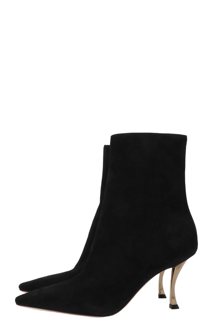 Bottes D-Fame en daim CHRISTIAN DIOR daim noir