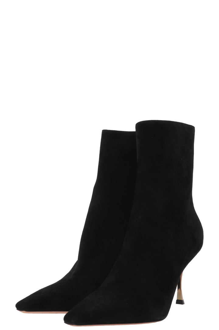 Bottes D-Fame en daim CHRISTIAN DIOR daim noir