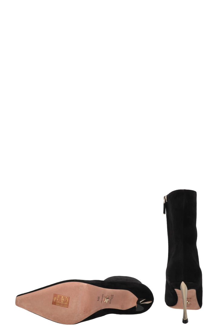 Bottes D-Fame en daim CHRISTIAN DIOR daim noir