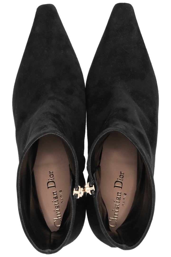 Bottes D-Fame en daim CHRISTIAN DIOR daim noir