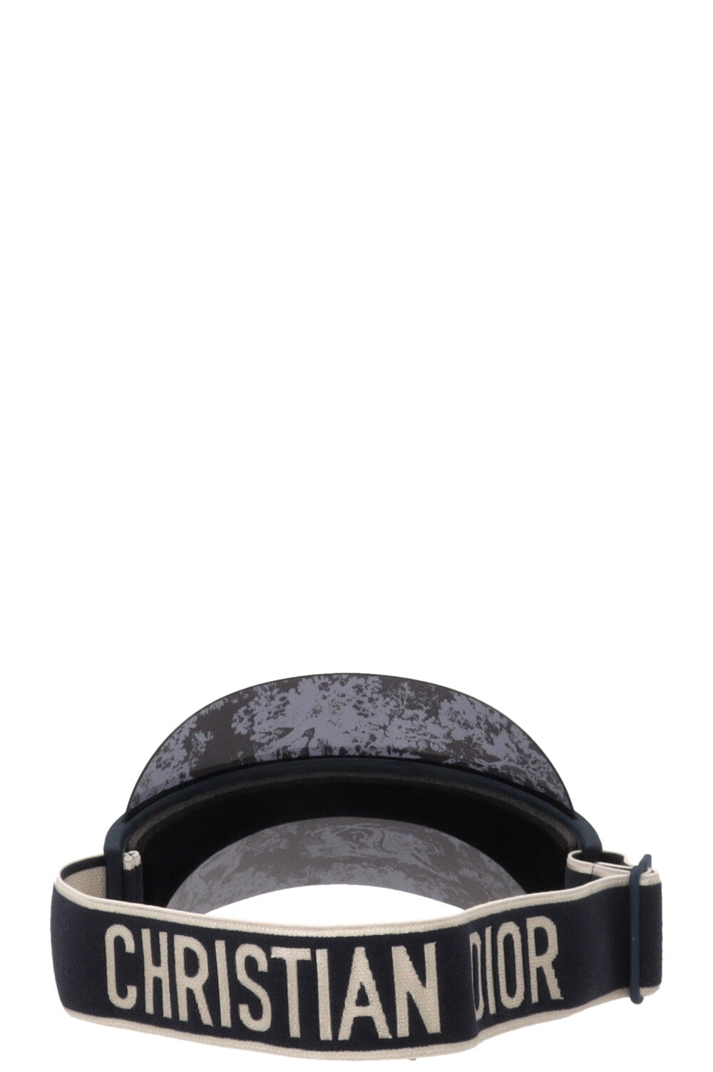 CHRISTIAN DIOR Toile de Jouy DiorClub Visor Cap Navy V1U