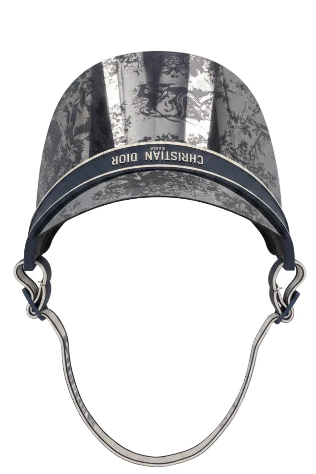 CHRISTIAN DIOR Toile de Jouy DiorClub Visor Cap Navy V1U